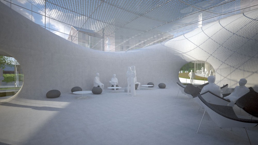 Doshisha Chapel Complex Competition Entry / BAKOKO + Structured Environment