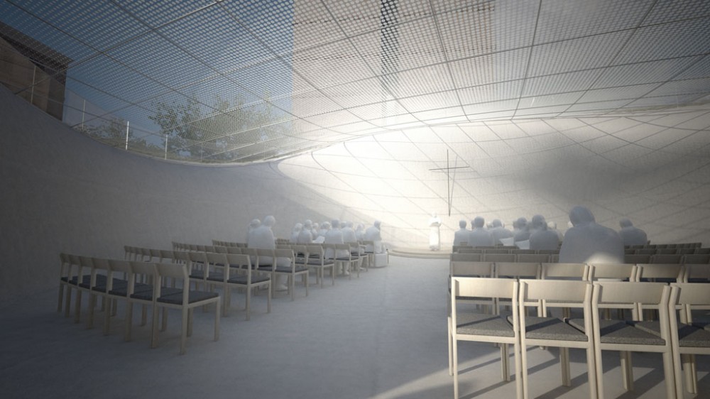 Doshisha Chapel Complex Competition Entry / BAKOKO + Structured Environment