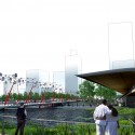 Detroit by Design 2012 Competition Winning Proposal (2) Perspective of Hart Plaza from boardwalk