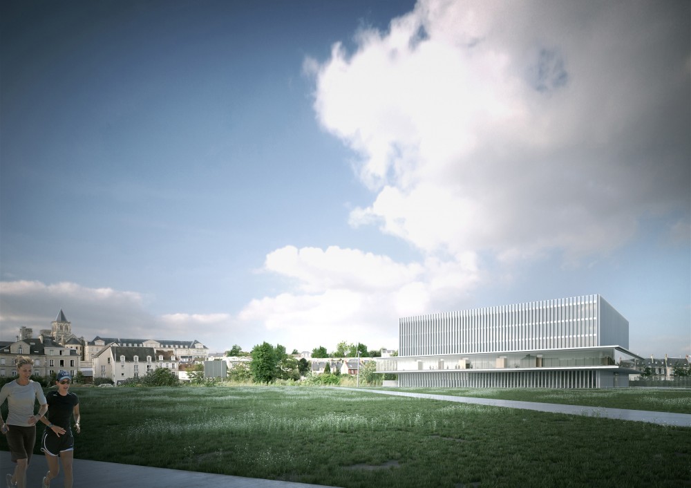 New Law Courts of Caen Competition Entry / Baumschlager Eberle