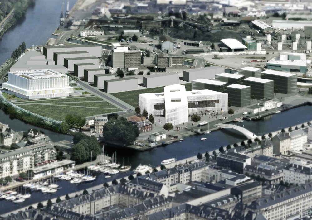 New Law Courts of Caen Competition Entry / Baumschlager Eberle