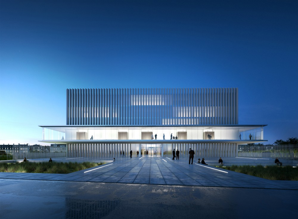 New Law Courts of Caen Competition Entry / Baumschlager Eberle