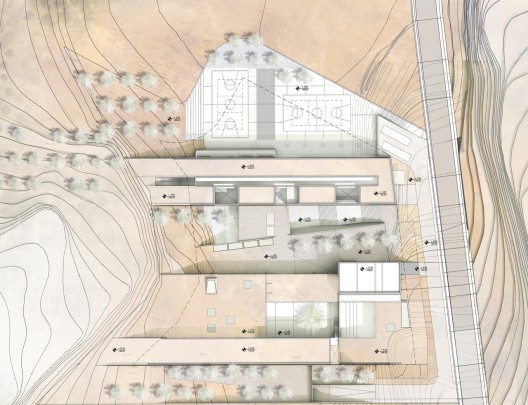 Innovative, Bioclimatic, European School Complex Second Prize Winning Proposal (5)