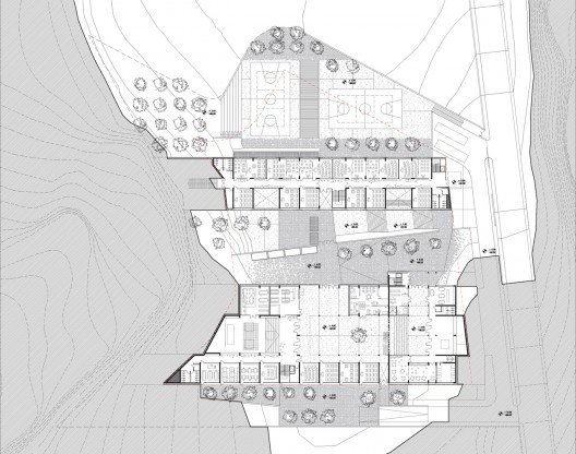 Innovative, Bioclimatic, European School Complex Second Prize Winning Proposal (7)