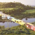 Econtainer Bridge Competition Winning Proposal (1) Courtesy of Yoav Messer Architects