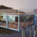 Econtainer Bridge Competition Winning Proposal (2) Courtesy of Yoav Messer Architects