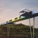 Econtainer Bridge Competition Winning Proposal (3) Courtesy of Yoav Messer Architects