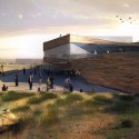 Render 2 View of Environmental Centre / Open Cinema © Groundlab