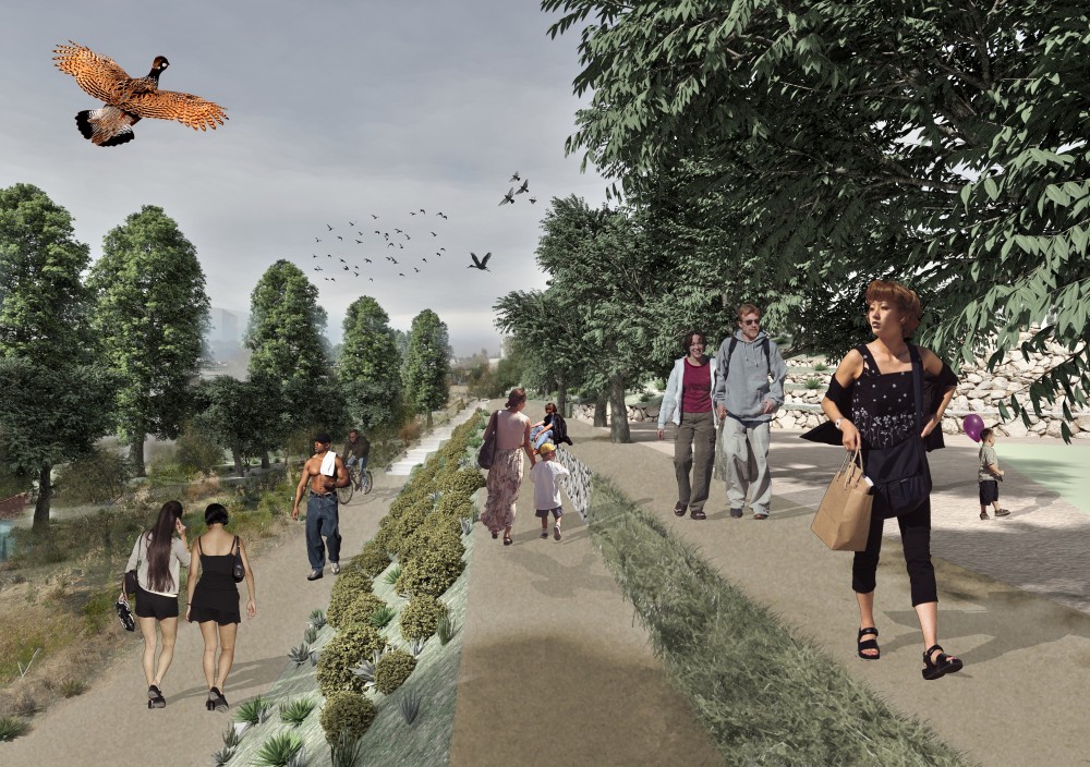 Urban Park of Palouriotissa Third Prize Winning Proposal / Groundlab + Clara Oloriz