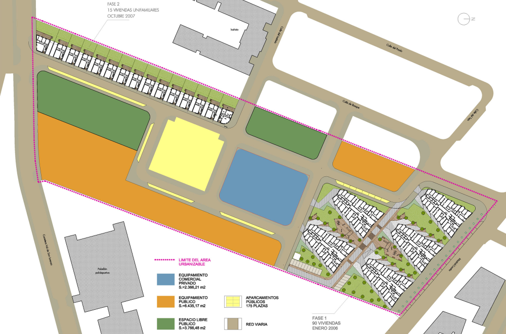 Parcial Plan R-8 (90 + 15 housing) / Virginiaarq