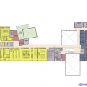 Madonna University - Franciscan Center for Science and Media / SmithGroupJJR Second Floor Plan