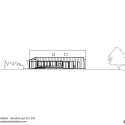 Trond clubhouse / Bjørke Arkitektur + Steffen Wellinger Trond clubhouse / Bjørke Arkitektur + Steffen Wellinger Elevation