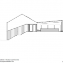 Trond clubhouse / Bjørke Arkitektur + Steffen Wellinger Trond clubhouse / Bjørke Arkitektur + Steffen Wellinger Elevation