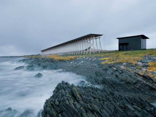 © “Beauty is nothing other than the promise of happiness.” –Stendhal. Steilneset Memorial by Peter Zumthor and Louise Bourgeos. Photograph by Andrew Meredith.