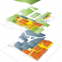 Jack Nicklaus Golf Club / Yazdani Studio Axonometric