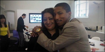 Pharrell to Collaborate with Zaha Hadid