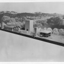 MoMA: Le Corbusier: An Atlas of Modern Landscapes MoMA: Le Corbusier: An Atlas of Modern Landscapes Marseille, model of the superstructure showing the surrounding country. / Le Corbusier; The Museum of Modern Art, New York. Purchase. © 2012 Artists Rights Society (ARS)