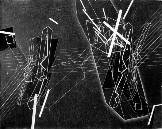 Lebbeus Woods, Conflict Space 4, 2006; © Estate of Lebbeus Woods