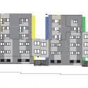 12 Towers In Vallecas / nodo17 Architects West Elevation