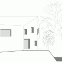 Haus am Bach / Dolmus Architekten West Elevation