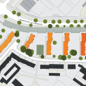 6 Residential Houses / RÜBSAMEN+PARTNER site plan