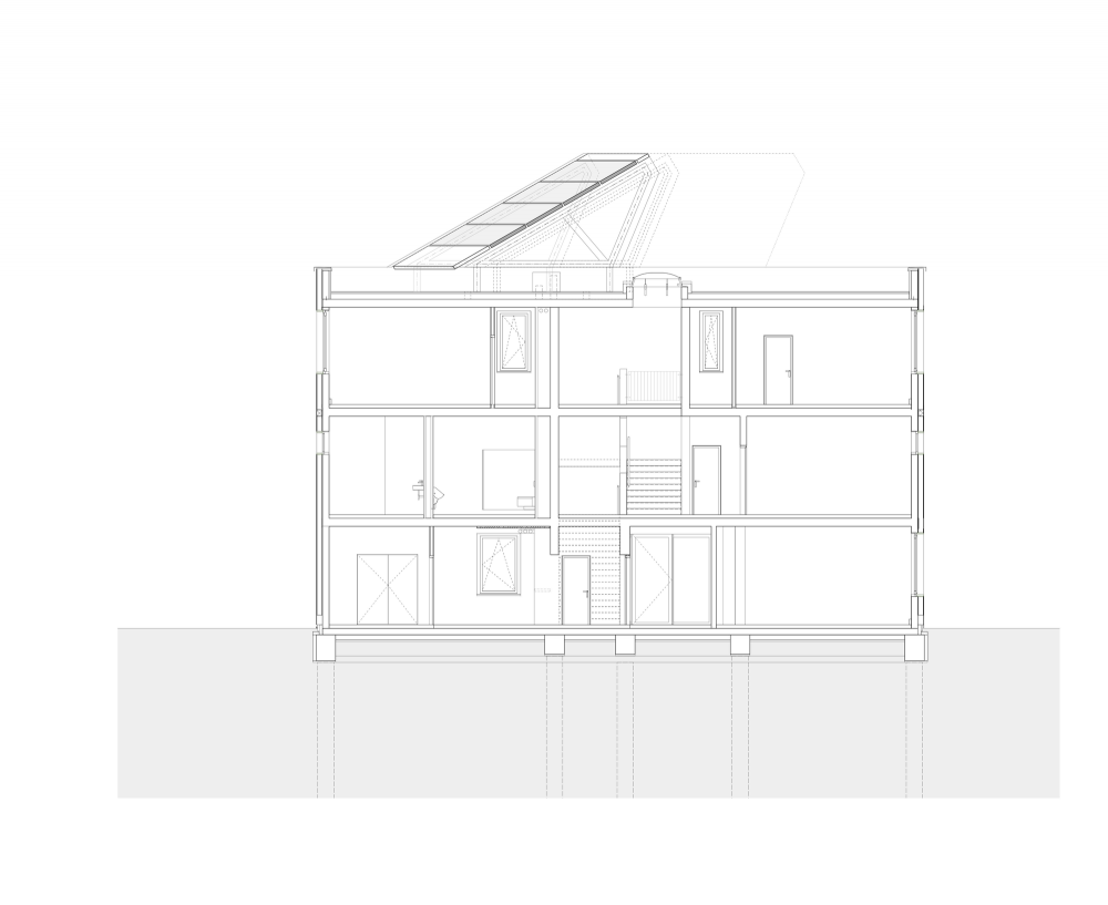 Railway Service Building / blauraum