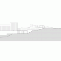 Biblioteca Can Baró / Sierra Rozas Arquitectes Biblioteca Can Baró / Sierra Rozas Arquitectes North Elevation