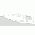Biblioteca Can Baró / Sierra Rozas Arquitectes Biblioteca Can Baró / Sierra Rozas Arquitectes West Elevation