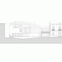 Biblioteca Can Baró / Sierra Rozas Arquitectes Biblioteca Can Baró / Sierra Rozas Arquitectes South Elevation