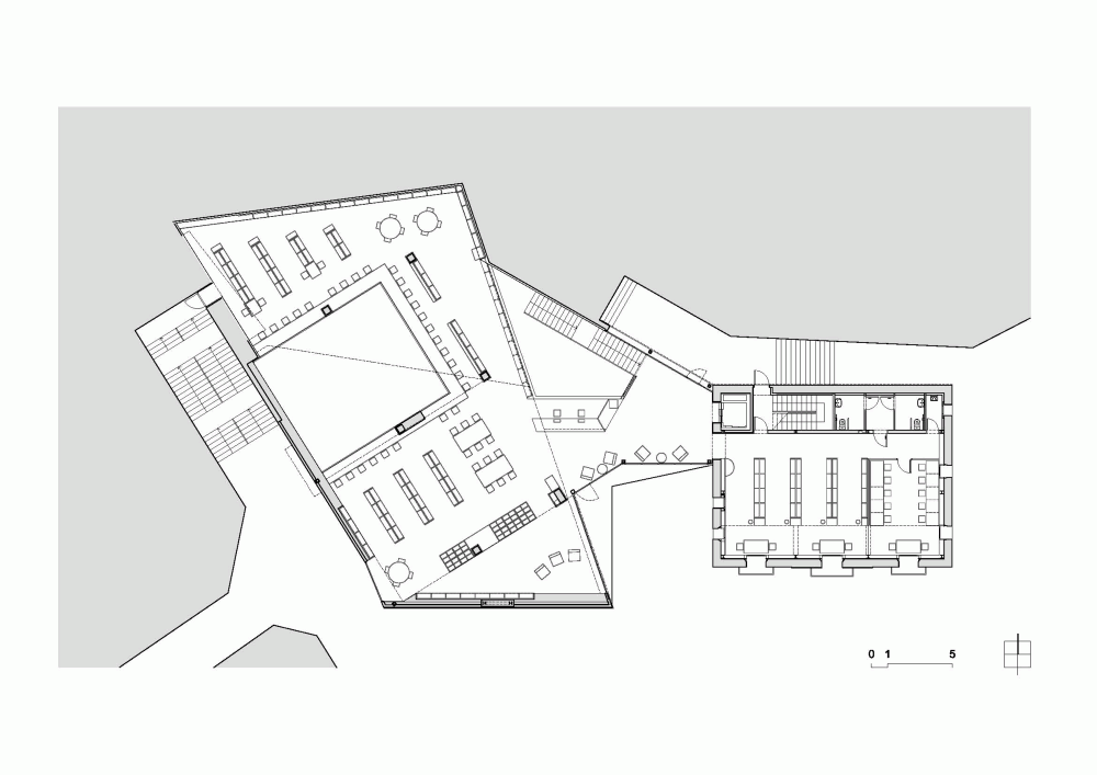 Can Baró Library / Sierra Rozas Arquitectes