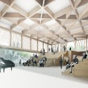 Studio Gang Unveils Schematic Design for Chicago’s new Writers’ Theatre Studio Gang Unveils Schematic Design for Chicago’s new Writers’ Theatre Lobby View © Studio Gang Architects
