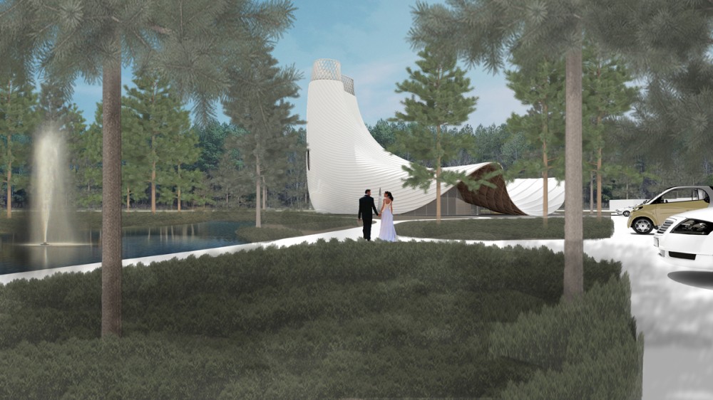 Brooks + Scarpa designs Interfaith Chapel in Florida
