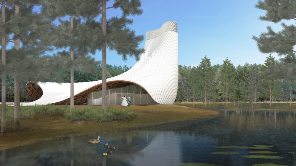 Brooks + Scarpa designs Interfaith Chapel in Florida