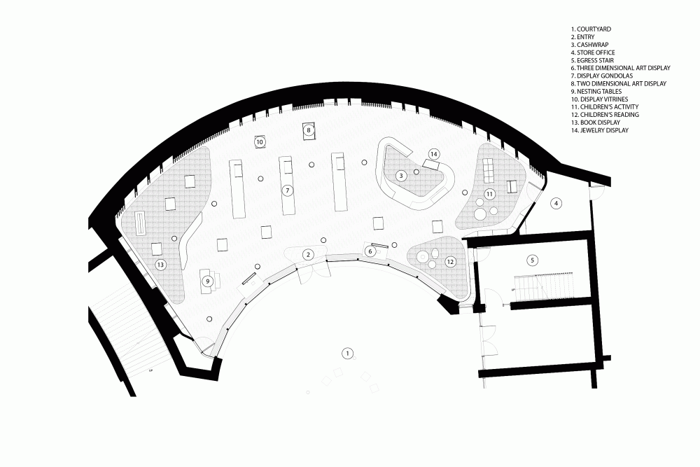 Crystal Bridges Museum Store / Marlon Blackwell Architect