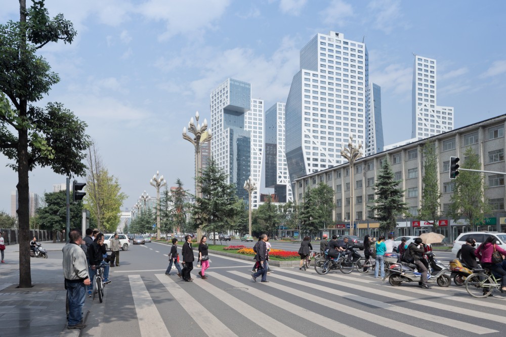 Steven Holl Architects complete Sun-shaped Micro-City in Chengdu
