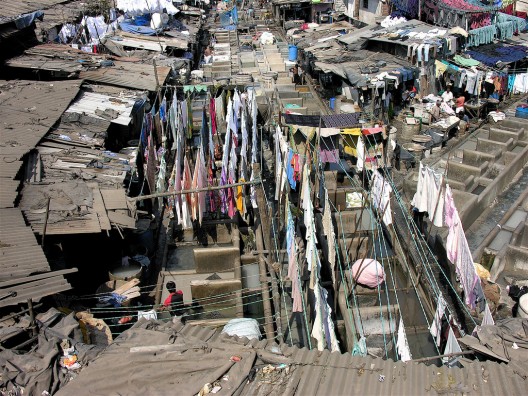 Dhobi Ghat, Mumbai, India; Courtesy of Flickr User Laertes; Licensed via Creative Commons