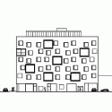 The Cullen / Jackson Clements Burrows Architects The Cullen / Jackson Clements Burrows Architects Elevation