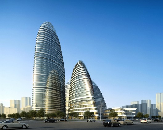 © Did these forms just pop out of thin air? Courtesy, ZHA