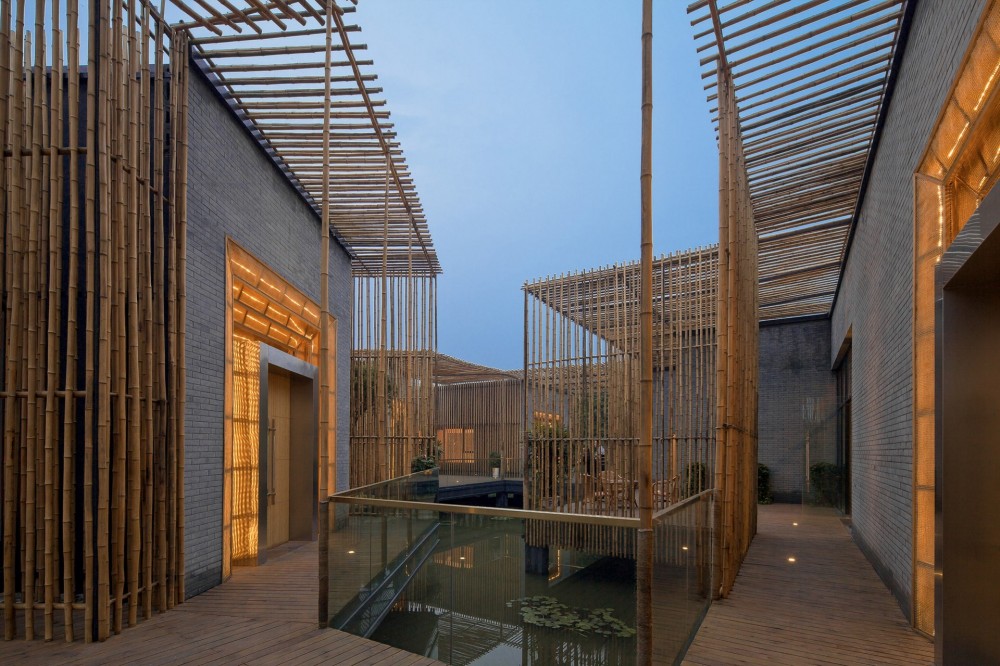 Bamboo Courtyard Teahouse / Harmony World Consulting & Design