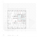 Sede Central de FEDA Confederación de Empresarios de Albacete / Cor & Asociados First Floor Plan