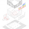 Sede Central de FEDA Confederación de Empresarios de Albacete / Cor & Asociados Axonometric
