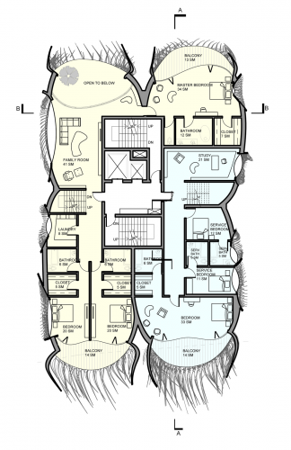 Plan 02; Courtesy of B+U