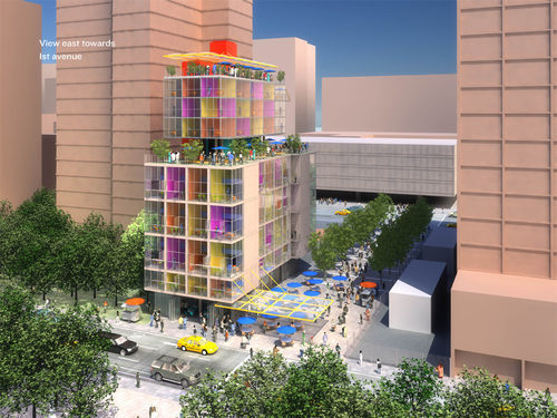 adAPT NYC Finalist / Pocket Living and BFC Partners with Rogers Stirk Habour + Partners and Alexander Gorlin Architects; Images via CURBED