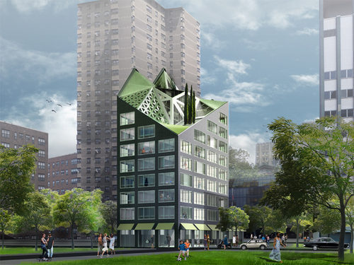 adAPT NYC Finalist Max / Properties & Bronx Pro Group LLC, HWKN, and James McCullar Architects; Images via CURBED