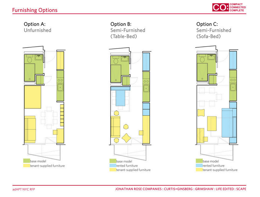 adAPT NYC Competition Announces Micro Apartment Winner and Finalists