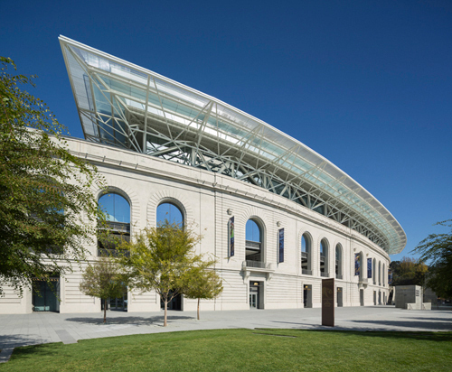 UC Berkeley's Memorial Stadium, Athletic Center and Plaza; Photograph © Tim Grifftih