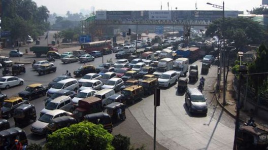 Kala Nagar Traffic Junction currently; Image Courtesy of BMW Guggenheim Lab