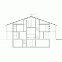 Chalet in Les Diablerets / Charles Pictet Architecte Chalet in Les Diablerets / Charles Pictet Architecte Section
