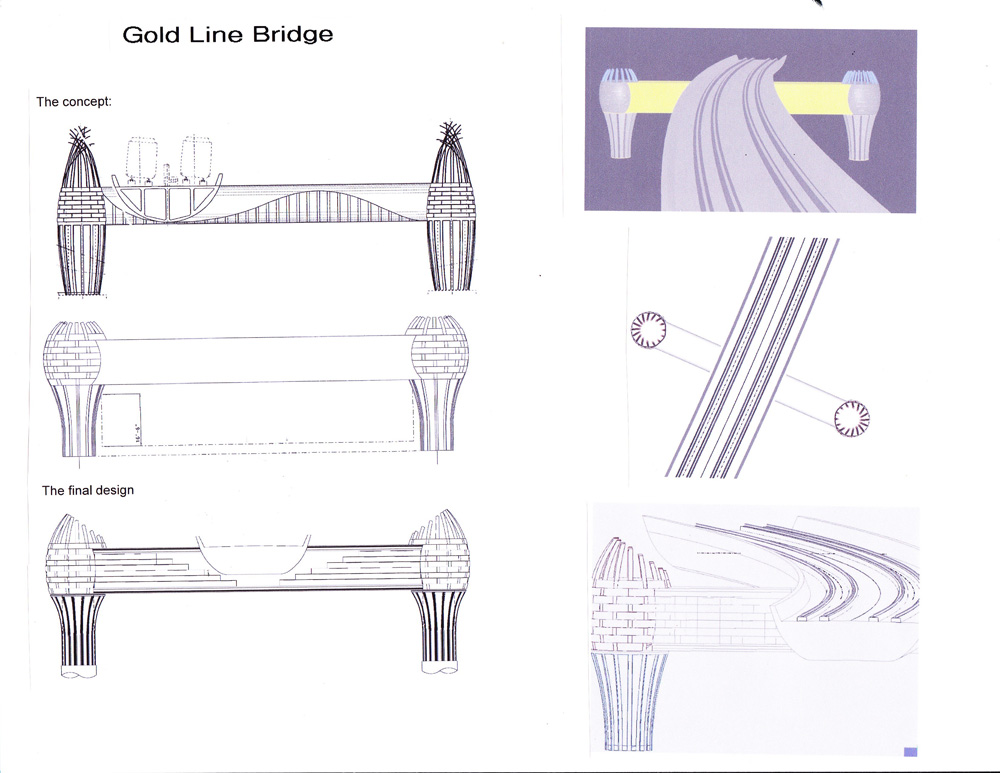 The Gold Line Bridge / Rivka Night + Andrew Leicester
