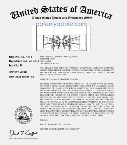 Trademark Awarded to Apple Retail Stores